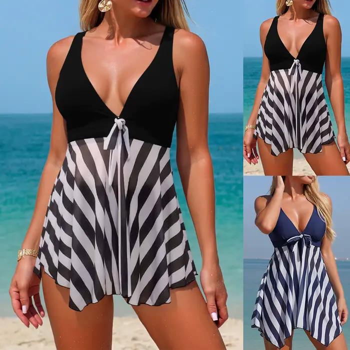 Ensemble deux pièces robe de bain pour femme