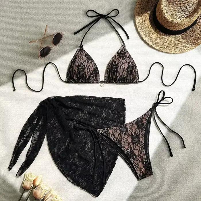 Maillot de bain en dentelle pour femmes