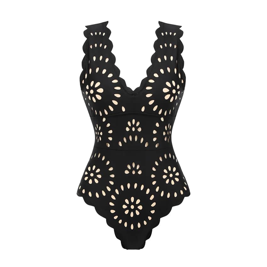 Maillot de bain sexy pour femme 2026 Flaxmaker – Ensemble élégant d'été avec décolleté plongeant, bi