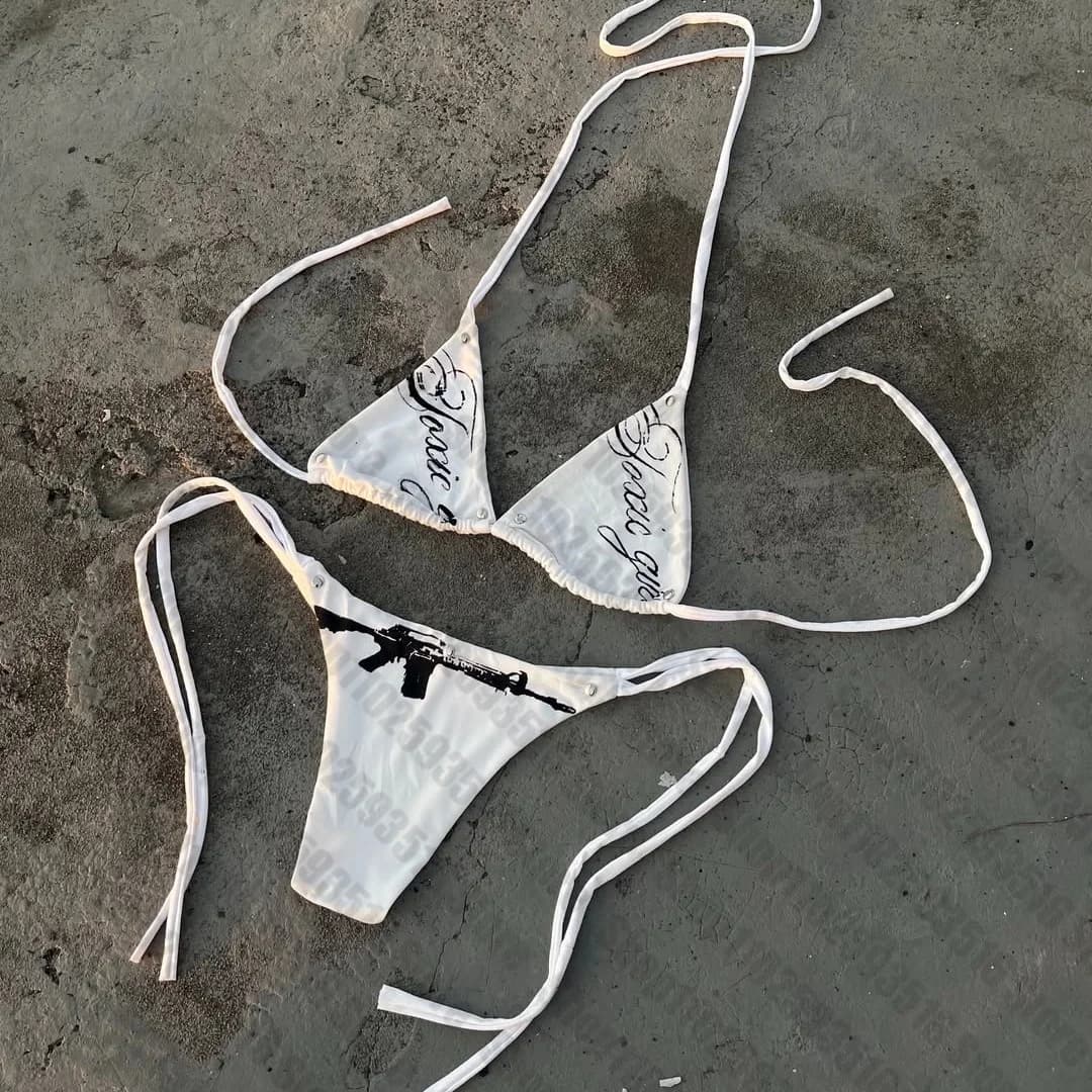 Ensemble de maillots de bain deux pièces pour femmes, maillots de bain pour femmes, bikinis de plage