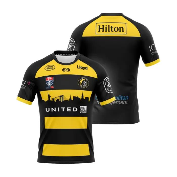 Maillot de rugby 2026 pour supporters des York Knights, T-shirt athlétique imprimé en 3D pour adulte