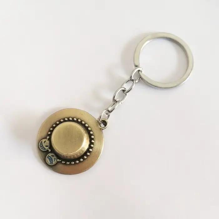Porte-clés créatif One Piece Luffy Portgas D. Ace, accessoire d'animation, pendentif décoratif pour