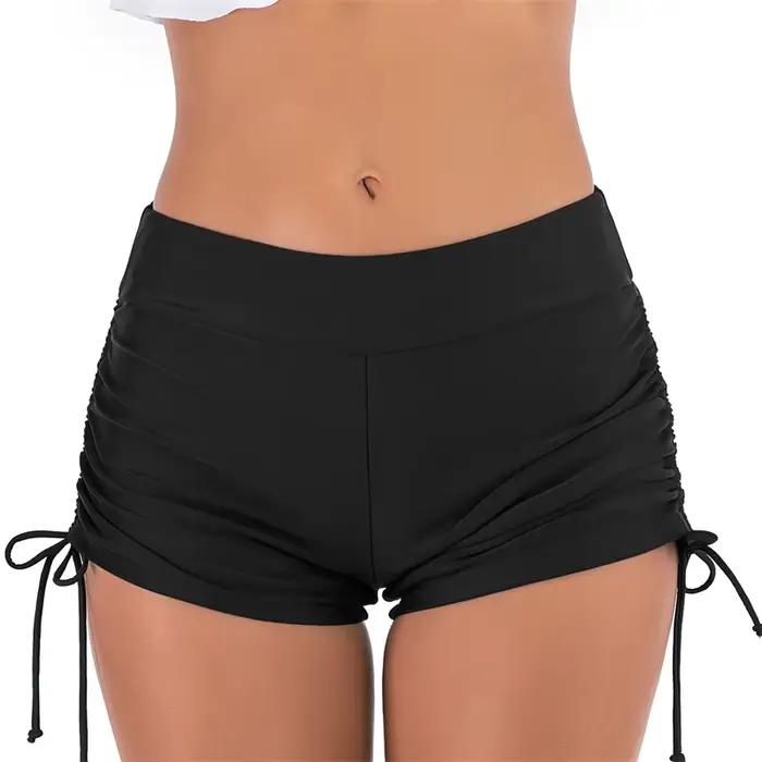 Short de bain femme, bas de maillot de bain, taille 2XL, coupe conservatrice, anti-déchirure, pour l