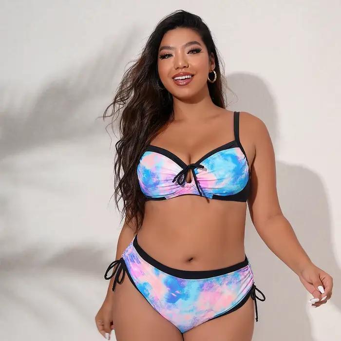 2022 nouveau maillot de bain grande taille pour femmes maillot de bain grand maillots de bain deux p