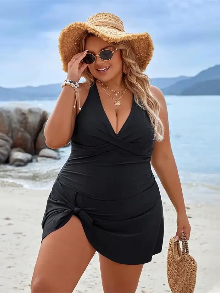 Tankini grande taille maillot de bain femmes 2024 Bikini grande taille maillots de bain femmes une p