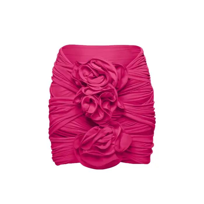 Maillot de bain une pièce sexy pour femme 2026, motif floral 3D, découpes, couleur unie, idéal pour