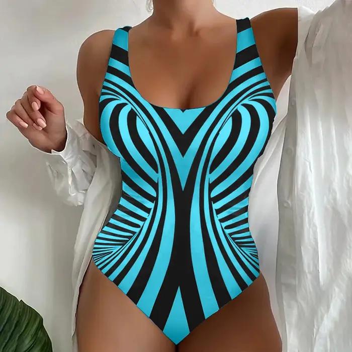 Maillots de bain pour femmes contrôle du ventre femmes grande taille maillots de bain Figure façonna