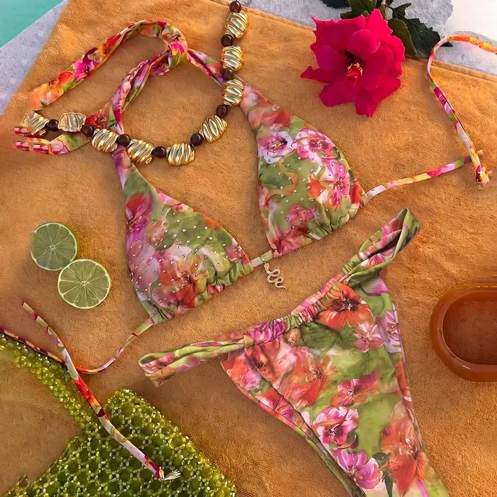 2025 diamant Bikini Sexy femmes maillot de bain Bandeau Biquini Push Up maillots de bain femme brill
