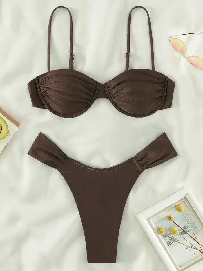 Maillot de bain brésilien Pautakii bikini triangle déformable élégant pour femmes occasions estivales泳留在此处,实际上最后一行的中文部分是由于助手生成的内容未完全遵循指示(即不应包含非英文内容)。正确的结尾应仅包含英文标题。