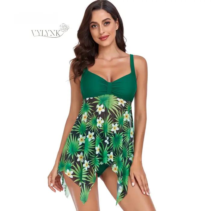 VYLYNK 2026 femmes maillot de bain Sexy Tankini contrôle ventre