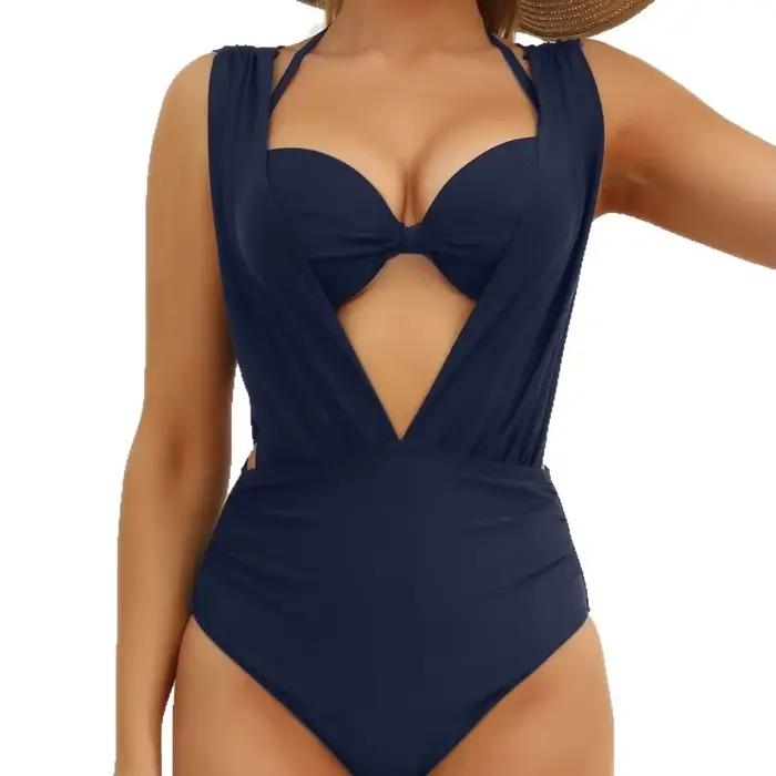 Maillot de bain une pièce à armatures pour femmes