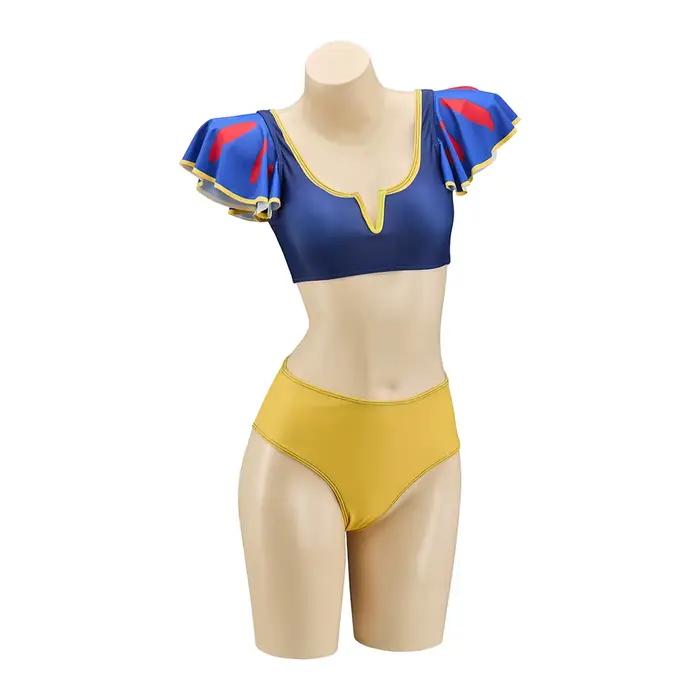 Nouveau Costume de princesse ensemble de maillot de bain femmes adultes neige été maillots
