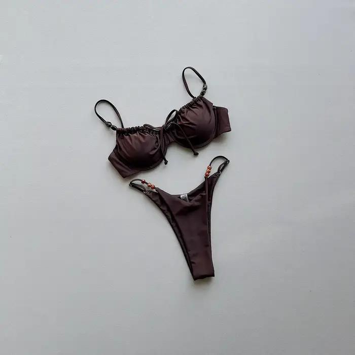 Nouveau Maillot de Bain Sexy 2026 avec Armatures et Rembourrage