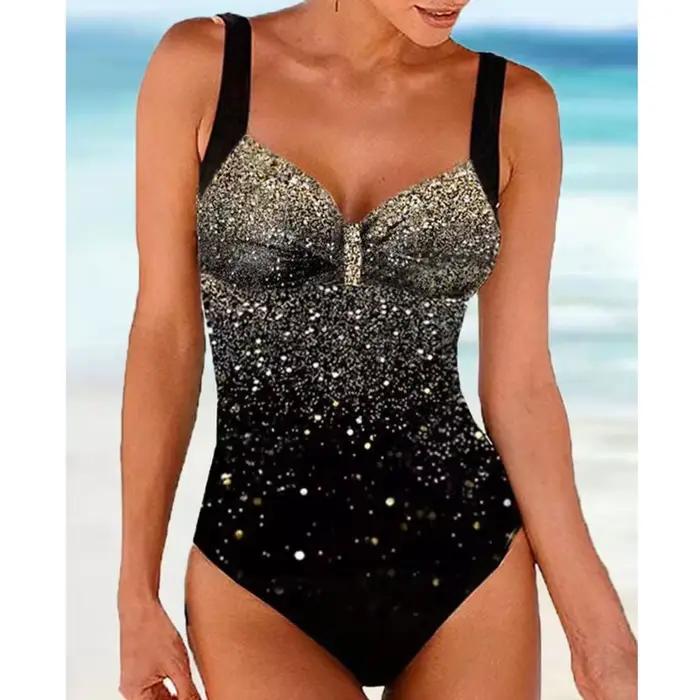 Été une pièce grands maillots de bain fermé grande taille