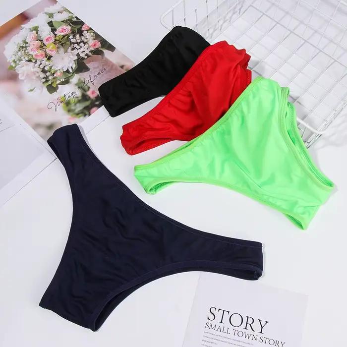 Maillot de bain en forme de T pour femmes et filles