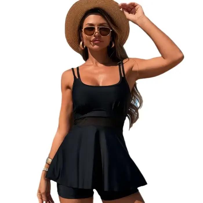 Nouveau Maillot de Bain Bikini Femme 2025 Deux Pièces Thermique Style Ins Tendance et Confortable pour Spa