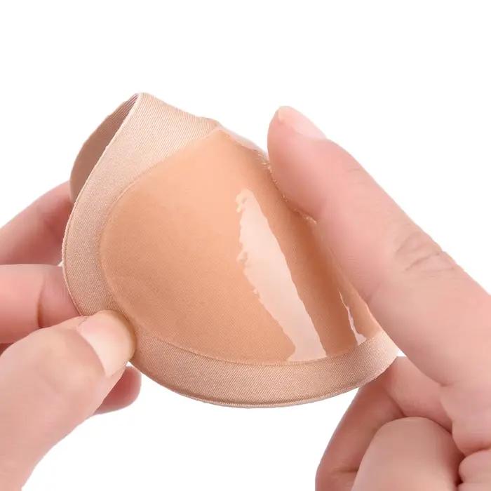 Maillot de bain deux pièces pâte rembourrée bikini petit buste rembourrage plus épais insertion respirante soutien gorge éponge coussinets de poitrine invisibles auto adhésifs occaions spéciales femmes