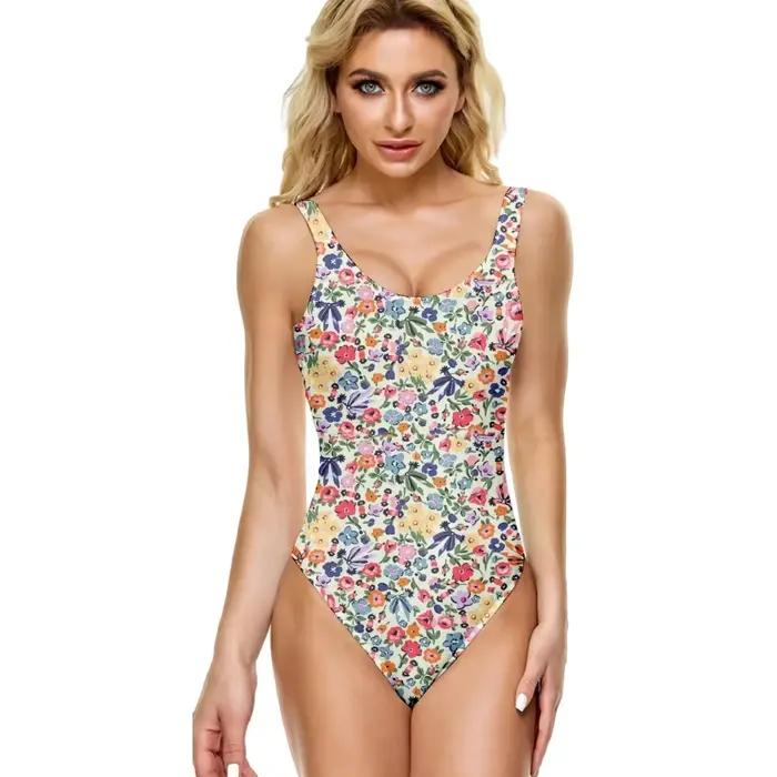  Maillot de bain une pièce en fleurs de cerisier