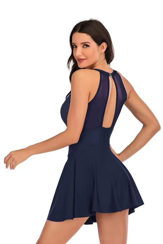 Maillot de bain une pièce sexy pour femme avec short intégré