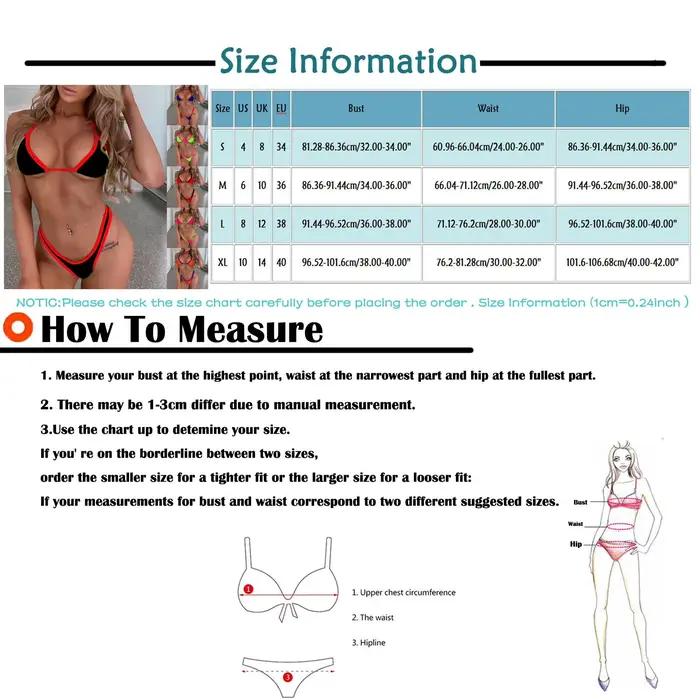 Ensemble de bikini sexy en polyester avec lacets pour femmes, style brésilien, pour occasions estivales et plages