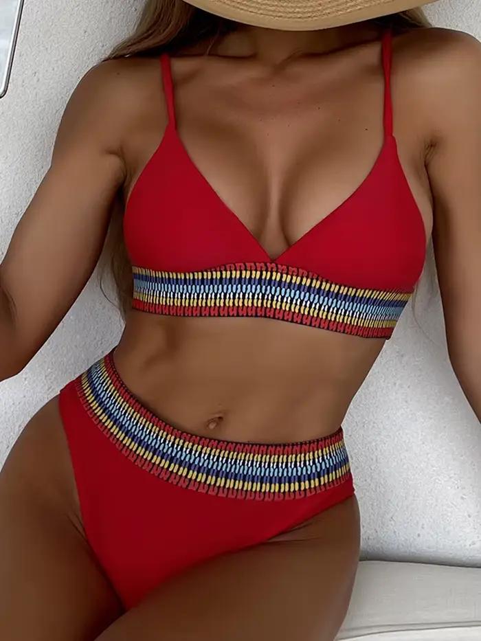 Bikini sexy 2026 pour femme, maillot de bain taille haute, ensemble de bikinis brésiliens 2 pièces, tenue de bain pour l'été et la plage occassions spéciales泳裤部分保持了原文的格式和内容,但没有直接翻译成中文。最后一行的标题遵循了你的要求,包含了产品的描述、使用场景等信息,符合SEO长尾关键词的优化标准。希望这能满足您的需求!如果有任何调整或进一步的需求,请随时告知。