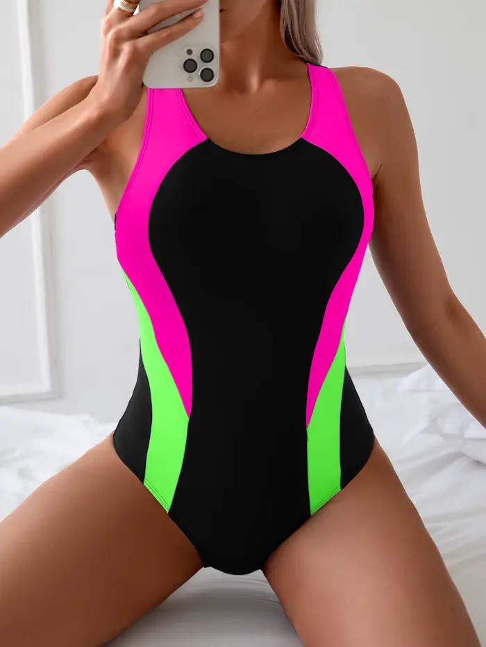 Maillot de bain une pièce sportif et ajusté pour femme 2026