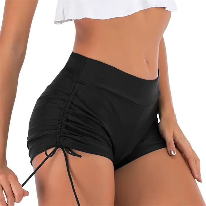 Short de bain femme taille 2XL polyester anti-déchirure pour plage et mer grandes tailles confortables occassions spéciales