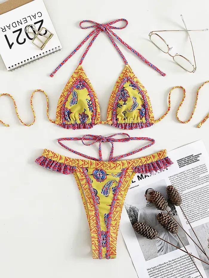 Maillot de bain brésilien triangle pour femmes