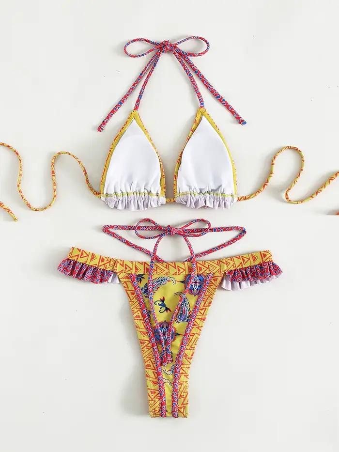 Maillot de bain brésilien triangle pour femmes