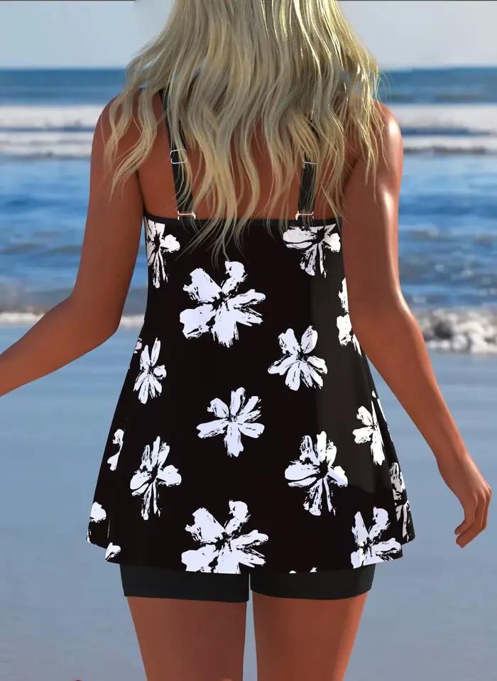 Bikini ensemble deux pièces élégant pour femmes, tenue de plage, style européen et américain, pour les festivals d'été et les voyages de vacances