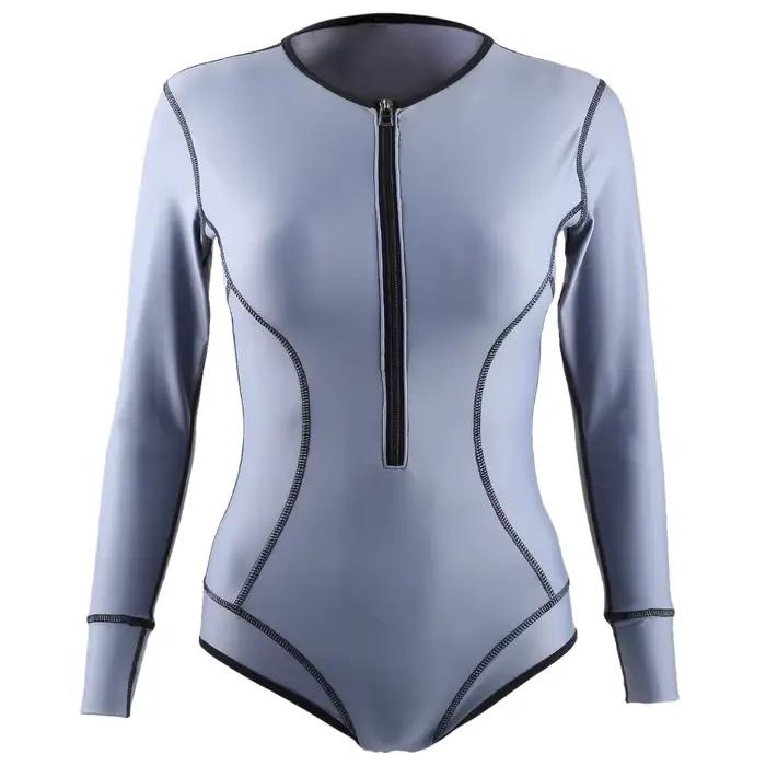 Maillot de bain une pièce à manches longues pour femme