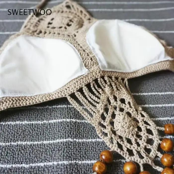 Maillot de bain crochet style bohème chic des prairies ensemble de bikinis pour femme plage jeunes occasions spéciales