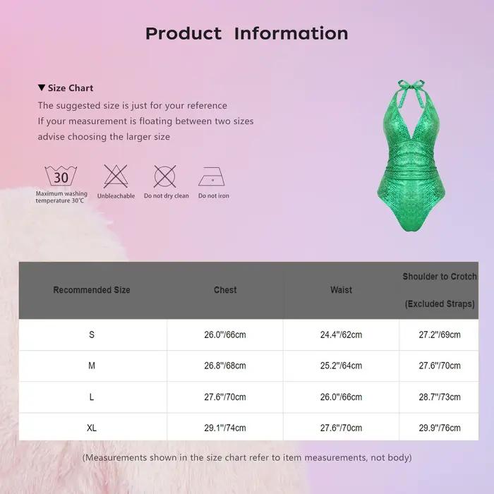 Maillot de bain une pièce métallisé effet peau de serpent pour femme