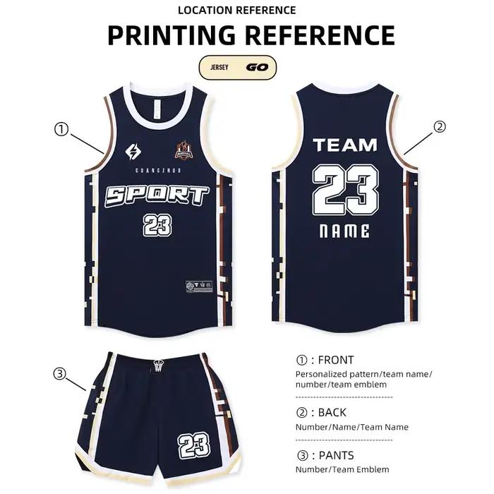 Maillot de basket-ball pour adulte, personnalisable, à séchage rapide, uniforme d'entraînement, vêtements de sport, survêtement, tenue d'équipe pour hommes