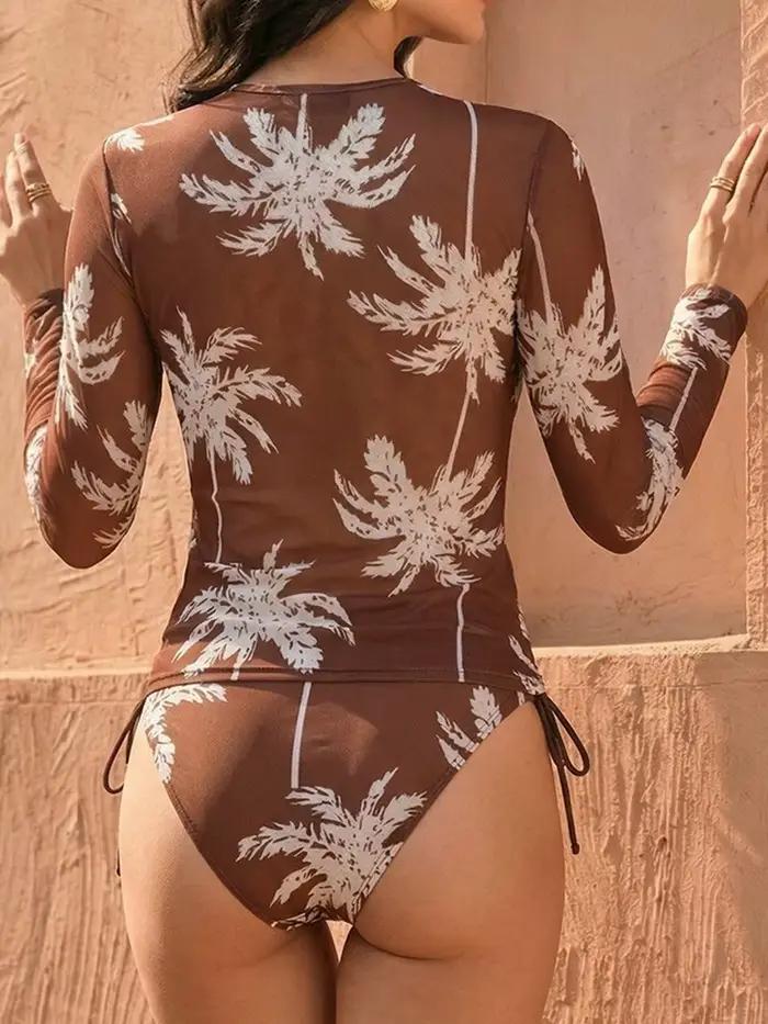 Maillot de bain femme UPF 2026 à manches longues