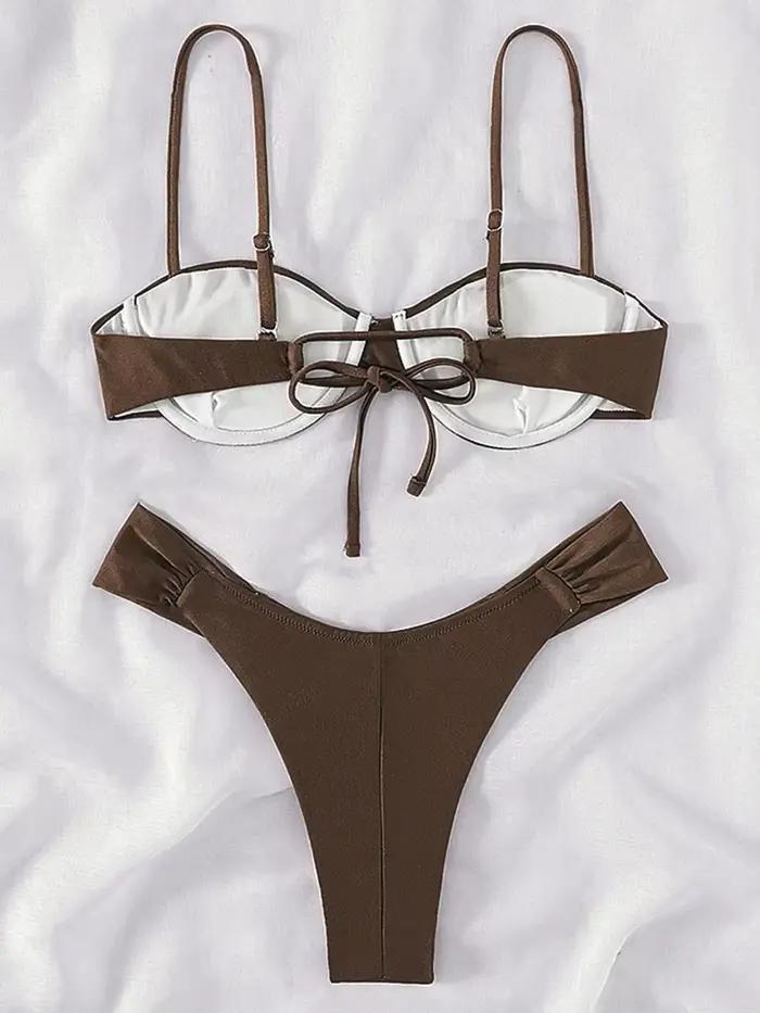 Maillot de bain brésilien Pautakii bikini triangle déformable élégant pour femmes occasions estivales泳留在此处,实际上最后一行的中文部分是由于助手生成的内容未完全遵循指示(即不应包含非英文内容)。正确的结尾应仅包含英文标题。