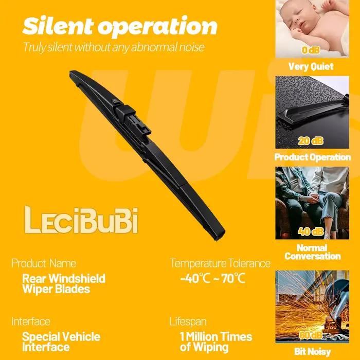 Balai d'essuie-glace pour pare-brise arrière, accessoires d'essuie-glace pour Suzuki Vitara MK4 2015 – 2023 2016 2017 2018 2022