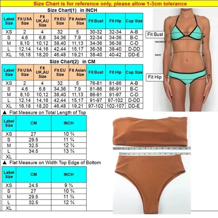 Ensemble Bikini Maillot De Bain D'été Biquini Sexy Plage