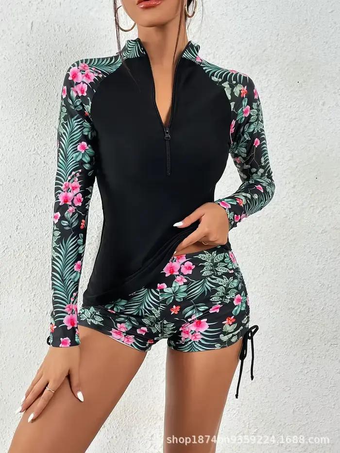 Maillot de bain femme à manches longues maillots