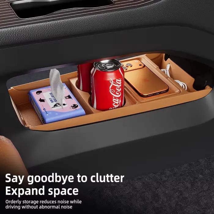 Pour Chery Tiggo 8 2026 : Boîte de rangement inférieure de la console centrale et organiseur de lunettes, accessoire de modification intérieure de voiture