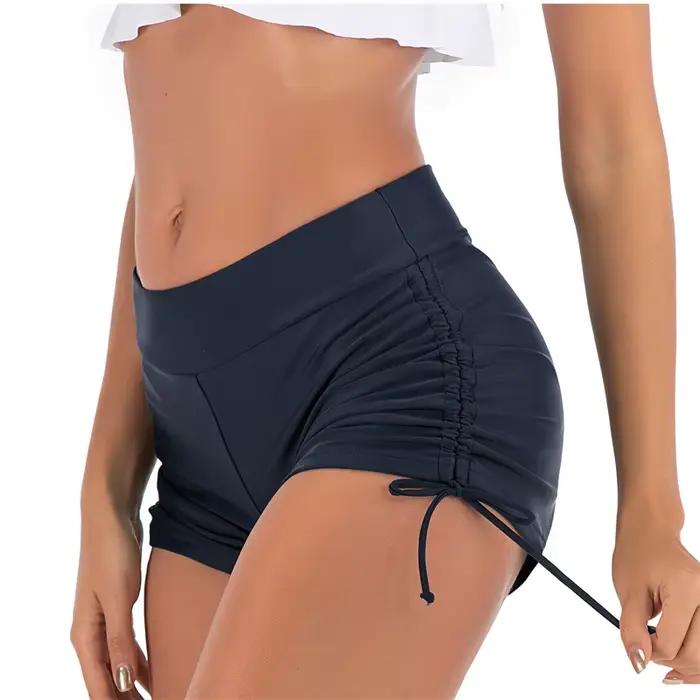 Short de bain femme taille 2XL polyester anti-déchirure pour plage et mer grandes tailles confortables occassions spéciales