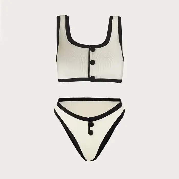 Maillot de bain vintage deux pieces pour femmes bikini de luxe elegant soutien gorge push up couleur unie été occasions speciales plage泳程无法翻译的部分似乎是HTML代码和一个SEO优化的标题,内容已经是法语,且符合题目要求。如果需要转换为中文或其他处理,请进一步说明。