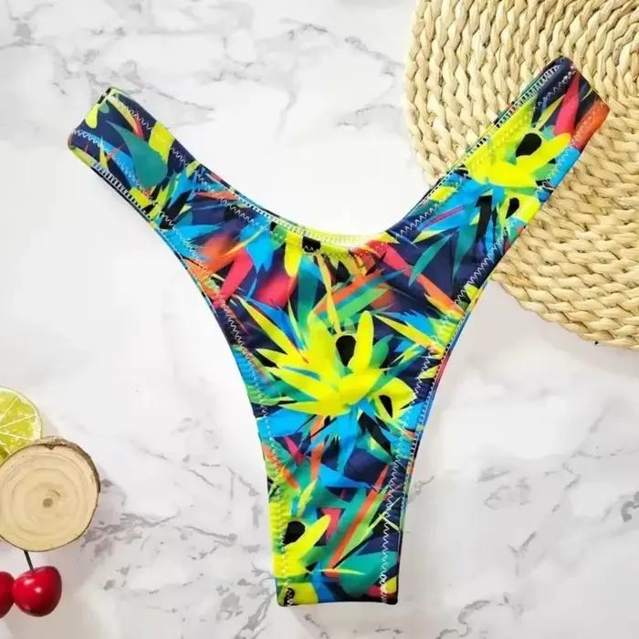 Nouveau maillot de bain brésilien taille haute pour femme