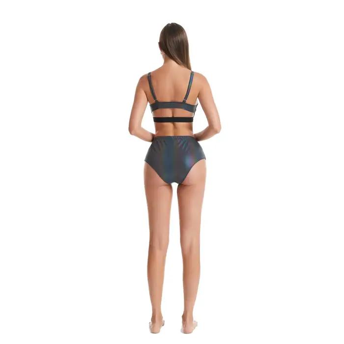 Ensembles de bikini de coulée de documents arc-en-ciel pour femmes