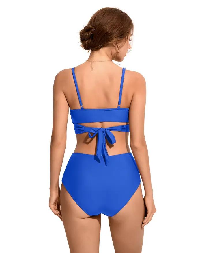 Maillot de bain push-up femme 2026 ensemble bikini brésilien sexy taille haute tenue de plage uni plage vacances fête piscine spa sources chaudes sports nautiques croisière