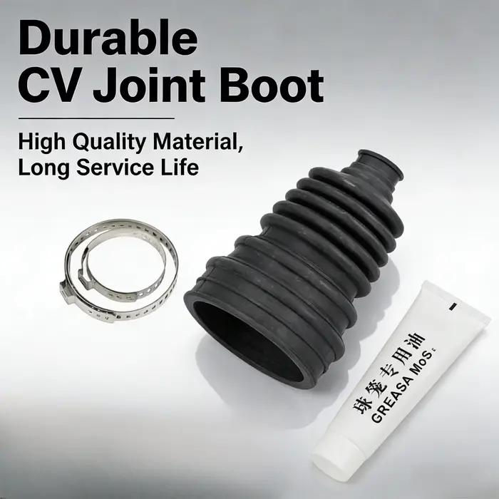 Kit de remplacement de soufflet de cardan de voiture universel, soufflet extérieur en caoutchouc élastique pour arbre de transmission, pièces détachées automobiles, installation facile