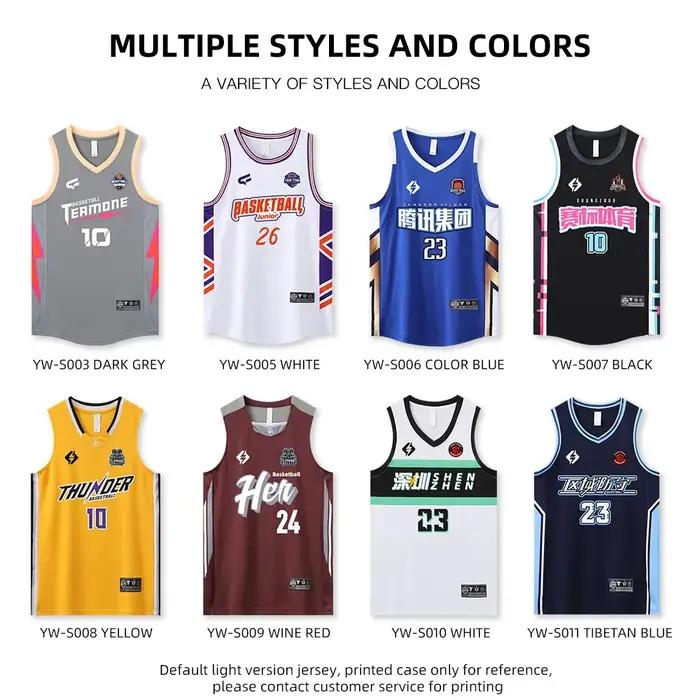 Maillot de basket-ball pour adulte, personnalisable, à séchage rapide, uniforme d'entraînement, vêtements de sport, survêtement, tenue d'équipe pour hommes