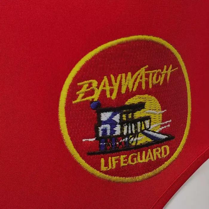 Montre Baywatch C.J. Maillot de bain rouge sexy pour femme, costume de cosplay, maillot de bain femme, vêtements de plage d'été, tenues de carnaval d'Halloween, trempé