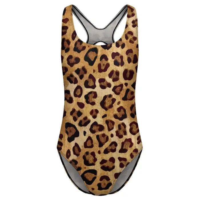 Maillot de bain imprimé léopard WishShape pour femmes, une pièce sexy, ajustement Push Up, vacances, plage, piscine, spa, mode été 2025