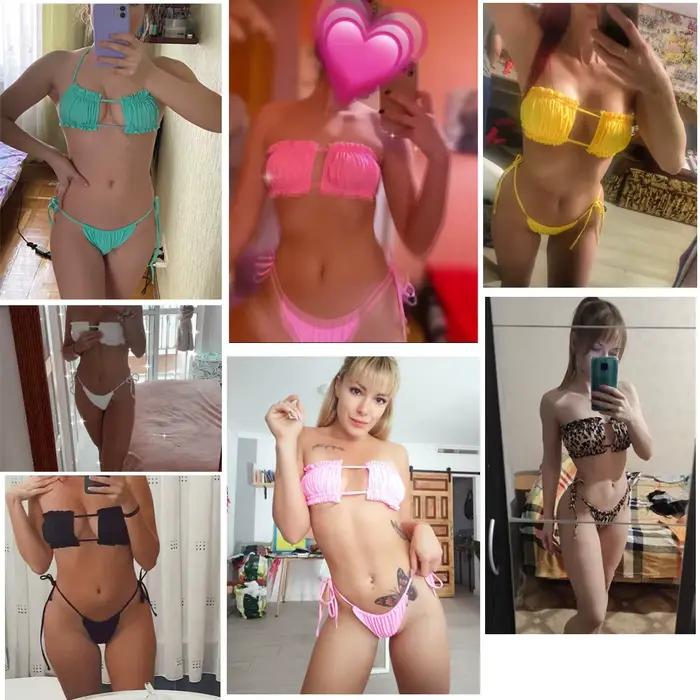 Maillot de bain femme bandeau plissé élégant ensemble deux pièces bikini vêtements de plage pour femmes occasions estivales